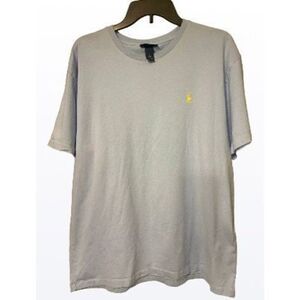 Polo Ralph Lauren Men’s Baby Blue Classic T-Shirt Size L 100% Cotton lightweight